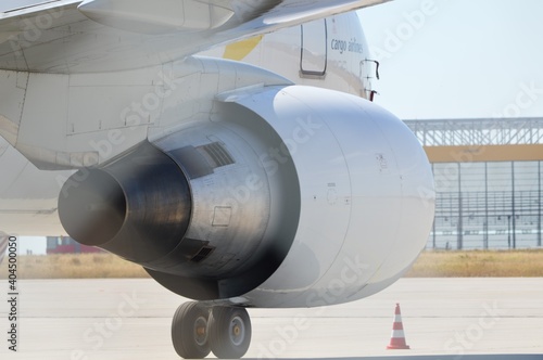 aircraft on the runway