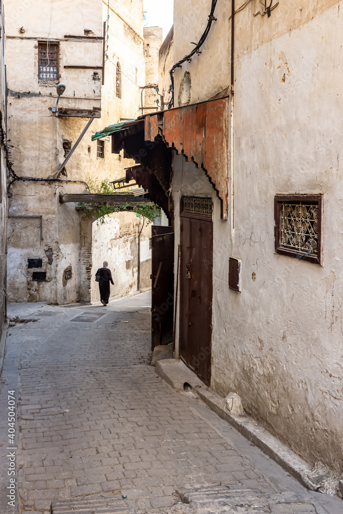 A narrow street in the medina