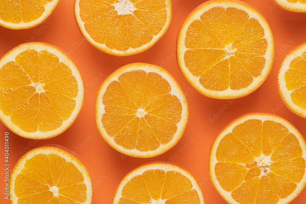 slices of orange slices of orange