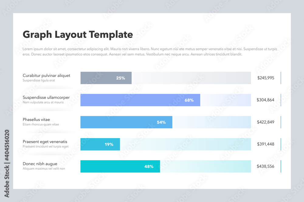 Statistics column horizontal graph layout template with place for your content. Flat design, easy to use for your website or presentation. Statistics column horizontal graph layout template with place for your content. Flat design, easy to use for your website or presentation.