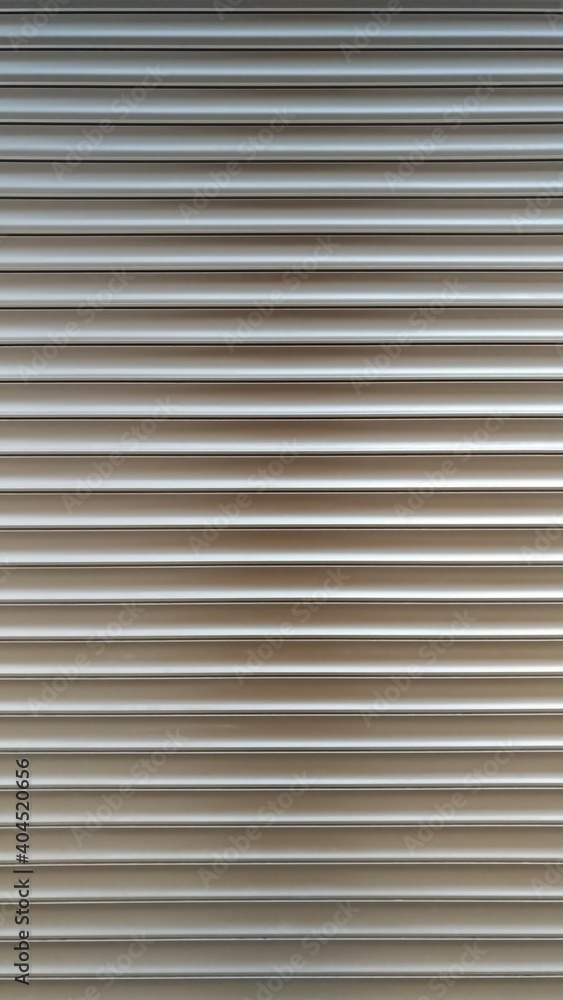 Obraz premium Outdoor blinds that close the front door