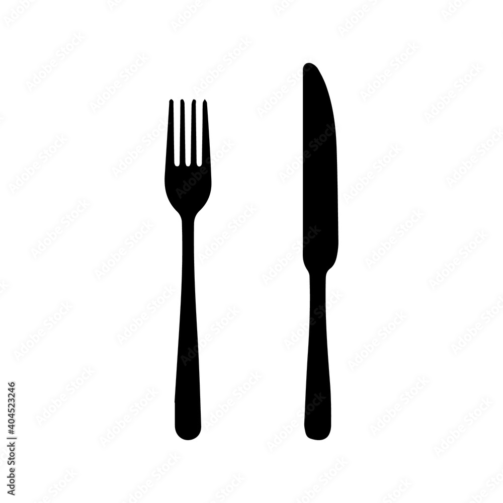 Fork spoon icon vector sign isolated on white background illustration for graphic and web design editable Fork spoon icon vector sign isolated on white background illustration for graphic and web design editable