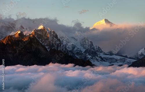 mount Makalu, Nepal Himalayas