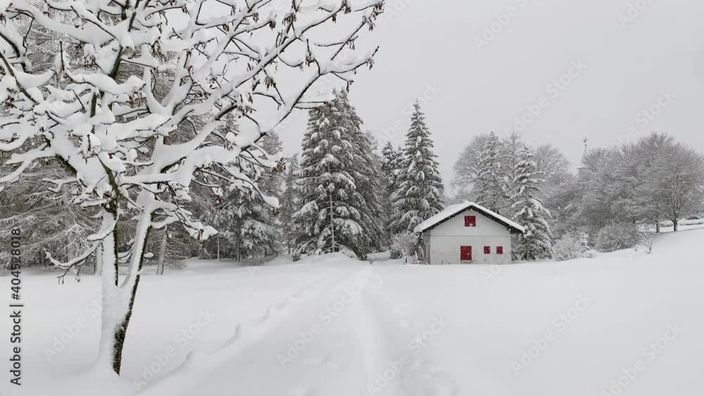 snow covered house snow covered house