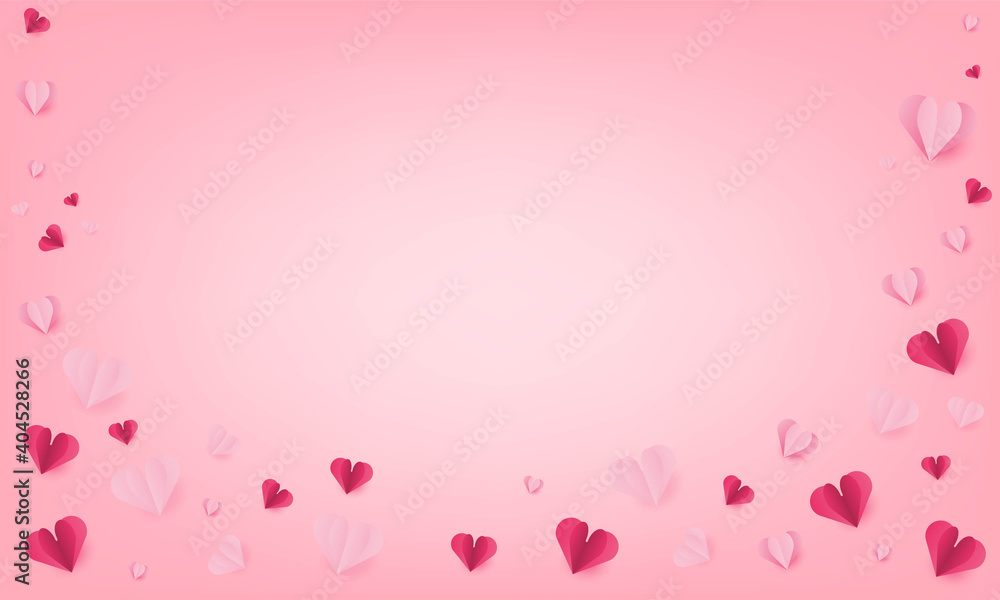 Happy Valentine's days of background. vector illustration