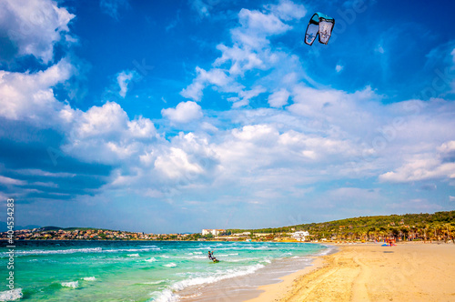 Ilica Beach,in Cesme Town of Turkey