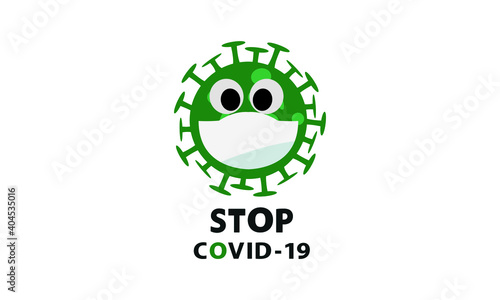 Protective face mask against and stop corona virus,Covid-19.