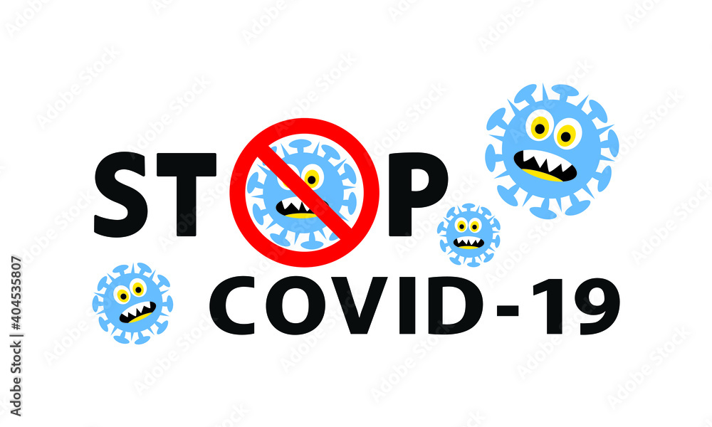 Sign of stop covid-19 pandemic stop Coronavirus outbreak Covid-19 symptom. Sign of stop covid-19 pandemic stop Coronavirus outbreak Covid-19 symptom.
