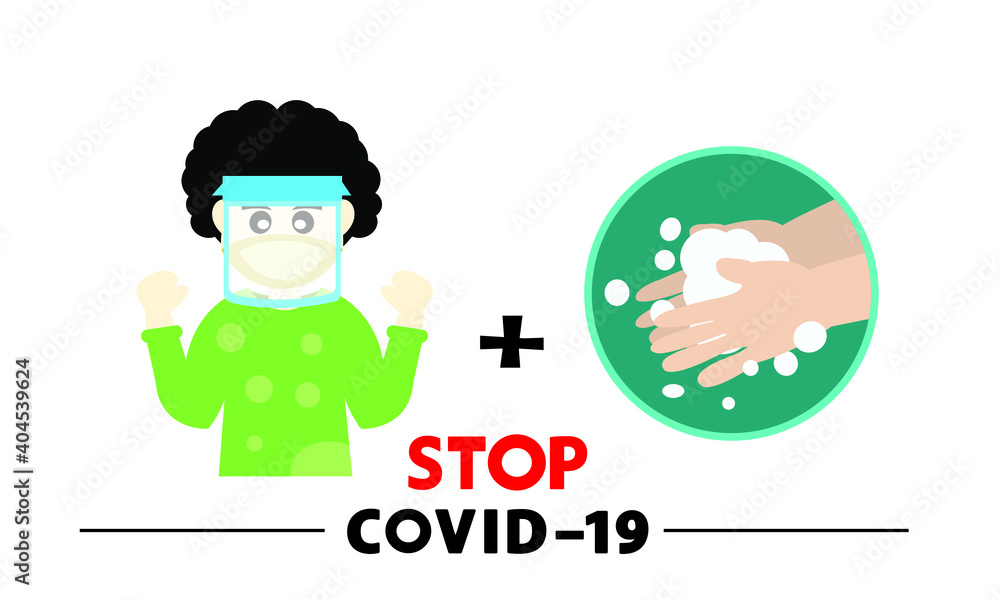 Washing hand and protective face mask against corona virus,Covid-19. Washing hand and protective face mask against corona virus,Covid-19.