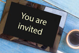 you are invited on ipad screen