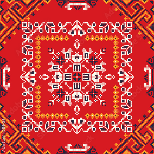 Romanian traditional pattern 182
