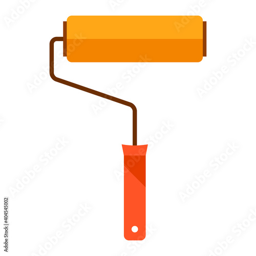 Illustration of paint roller.