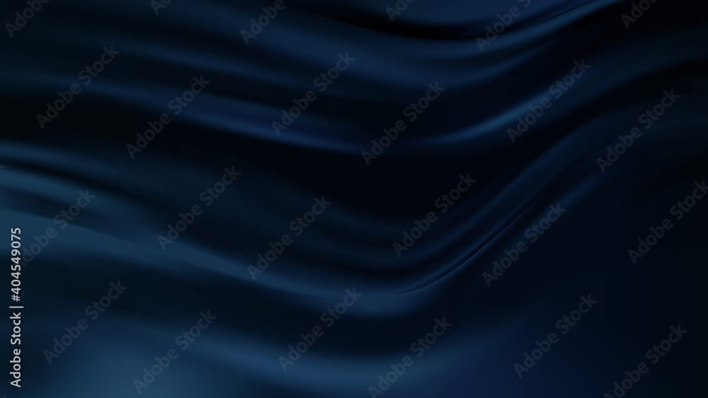 Blue black silk background Vector drape background Blue black silk background Vector drape background