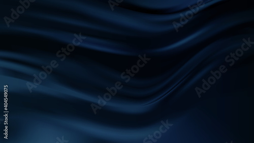 Blue black silk background Vector drape background