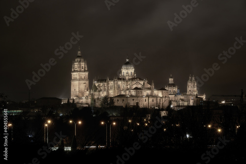 Cathedral of the city of Salamanca, Castilla y León, Spain, photograph taken in winter 2020 (December-January)