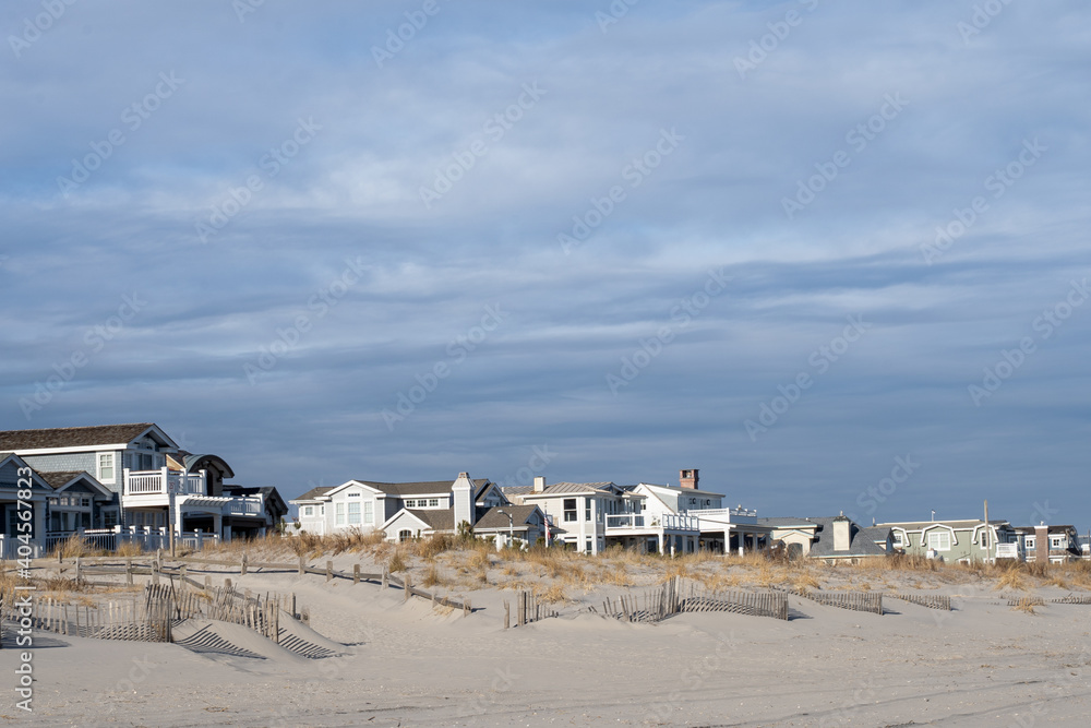 Coastline shore houses, Avalon, New Jersey Coastline shore houses, Avalon, New Jersey