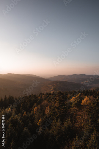 Sunset over Odenwald - II