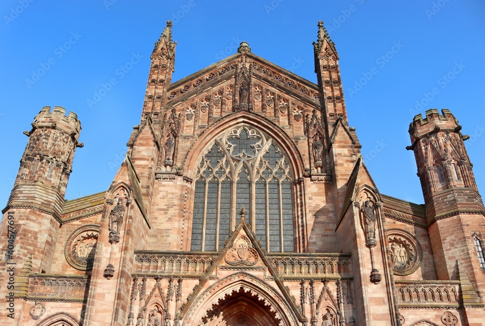 Hereford Cathedral , Herefordshire , UK	