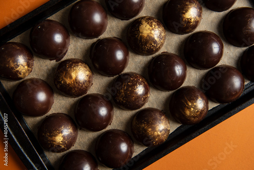 Molded chocolate shells for hot chocolate bombs