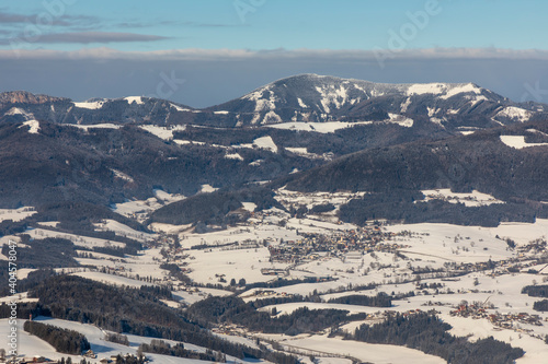 winter scenery in Styria, Austria