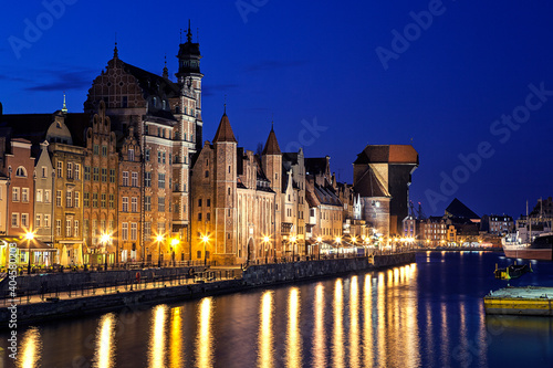 Amazing evening Gdansk, Poland in Europe © Radoslaw Maciejewski