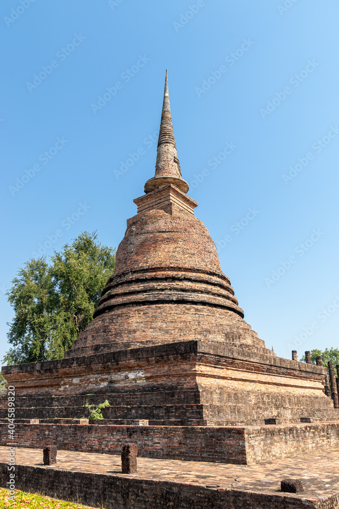 Stupa du parc historique de Sukhothaï, Thaïlande 