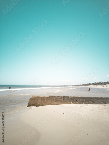 Beach and sea in the morning