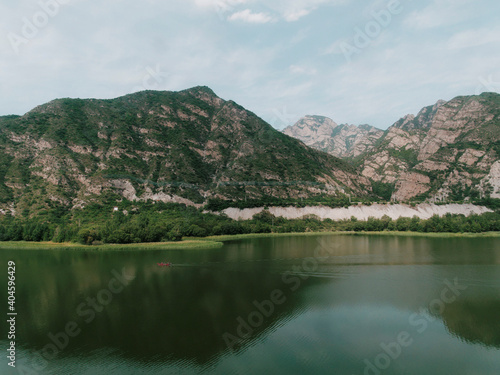 Mountains by Dongling river by the traintracks to Beijing © Wolf