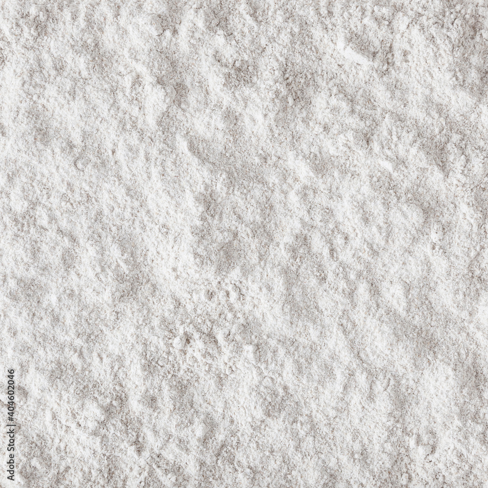 Close up of rye flour background Close up of rye flour background