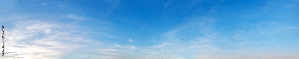 Panorama sky with cloud on a sunny day. Beautiful cirrus cloud. Panorama sky with cloud on a sunny day. Beautiful cirrus cloud.
