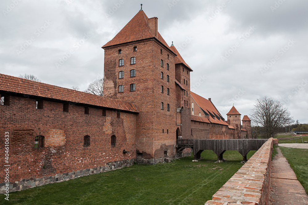 Teutonic castle in Malbork, Poland