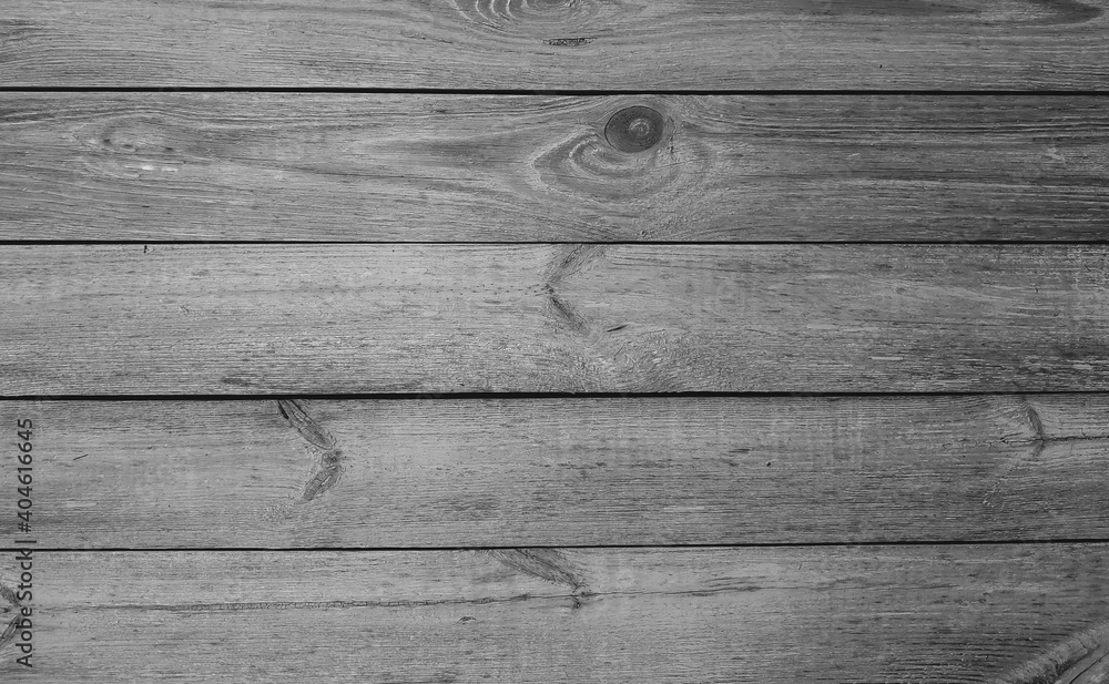 Grey wooden background. Horizontal boards Grey wooden background. Horizontal boards