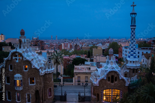 Park Guell, Barcelona, Spain