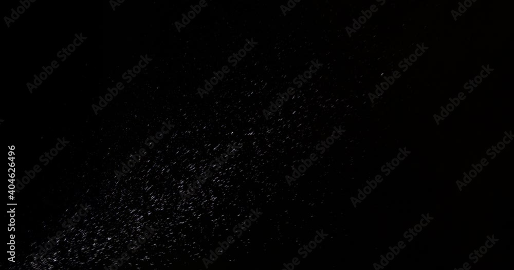 Water Splash Or Water Drop. Super Slow Motion Water Splash Footage On Black Back Ground