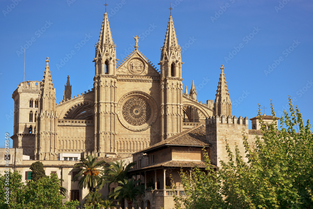 Catedral de Mallorca ,siglo. XIII a siglo.XX .Palma.Mallorca.Islas Baleares. Spain.