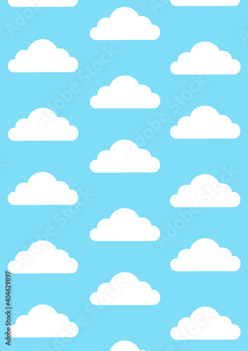 clouds pattern blue sky