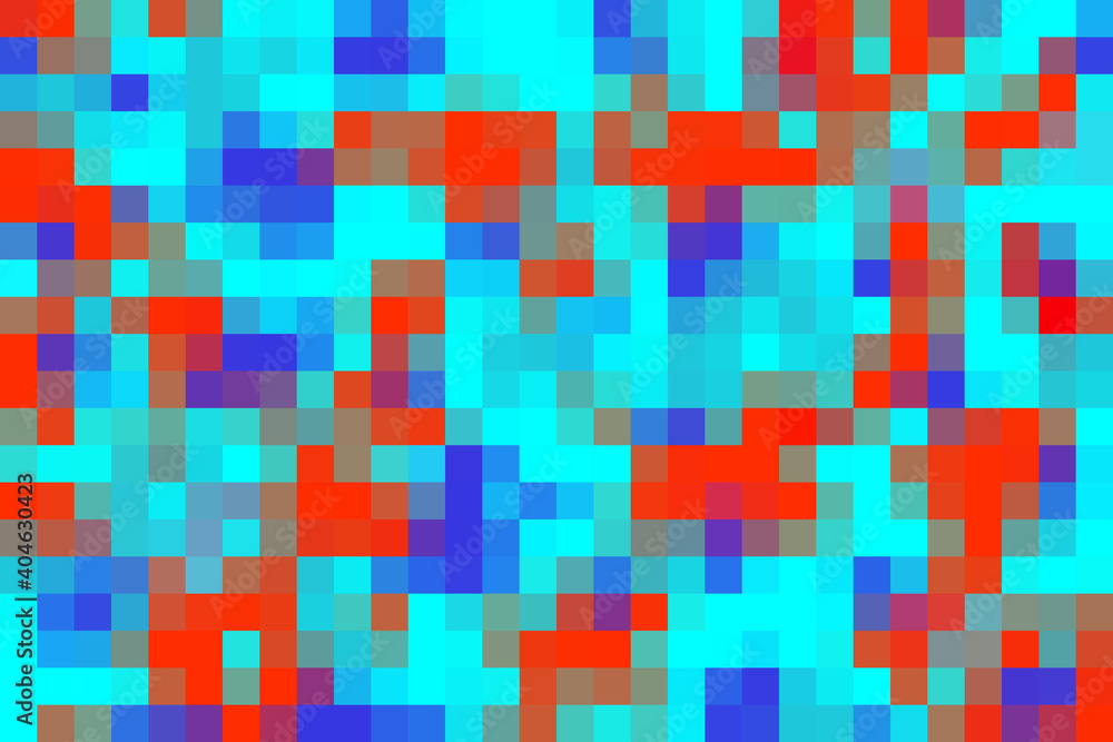 Mosaic abstract colored background from large pixels Mosaic abstract colored background from large pixels