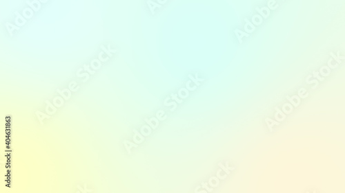 Abstract green yellow soft cloud background in pastel colorful gradation.