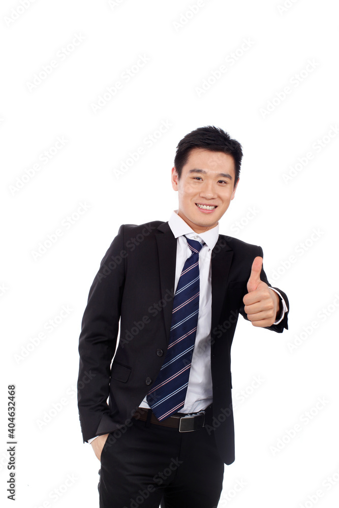 Portrait of a businessman standing with arms akimbo Portrait of a businessman standing with arms akimbo