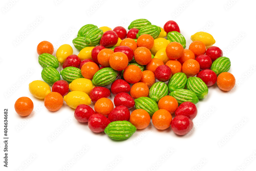 Chewing gums isolated on white background. Chewing gums isolated on white background.
