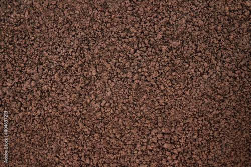 brown soil texture, top view. organic ground background