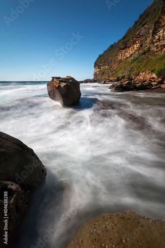 Slow motion at McMasters Beach on NSW Central Coast photo