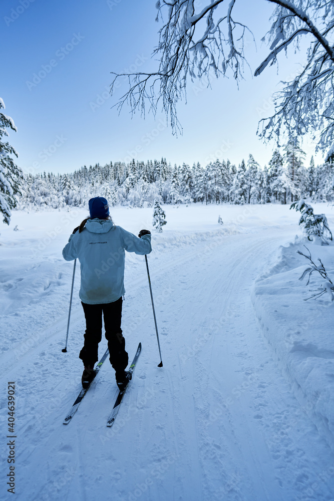 Cross country skiing in Norway is very popular. This is the tracks and slopes in Oslo, just a short distance from downtown. The place is called Nordmarka or Oslomarka. Cross country skiing in Norway is very popular. This is the tracks and slopes in Oslo, just a short distance from downtown. The place is called Nordmarka or Oslomarka.