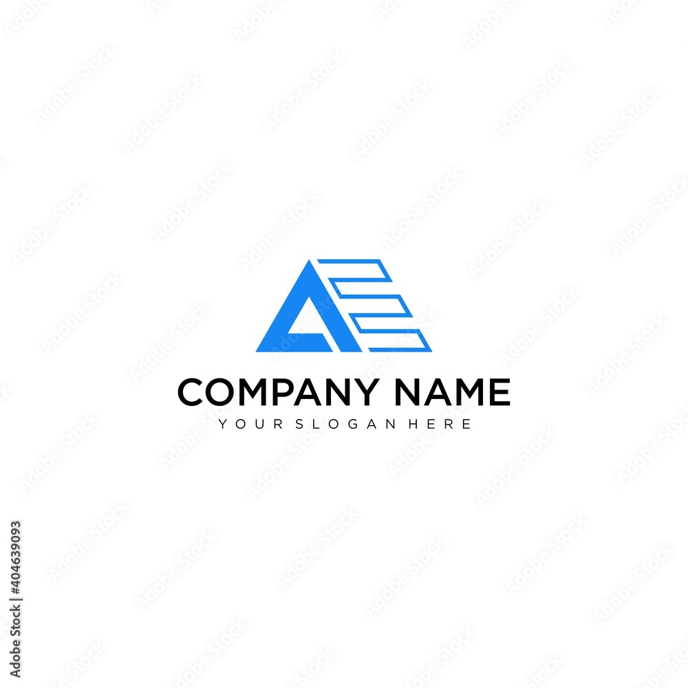 AE initial logo design, AE logo, AE Letter Logo Design Template Vector AE initial logo design, AE logo, AE Letter Logo Design Template Vector