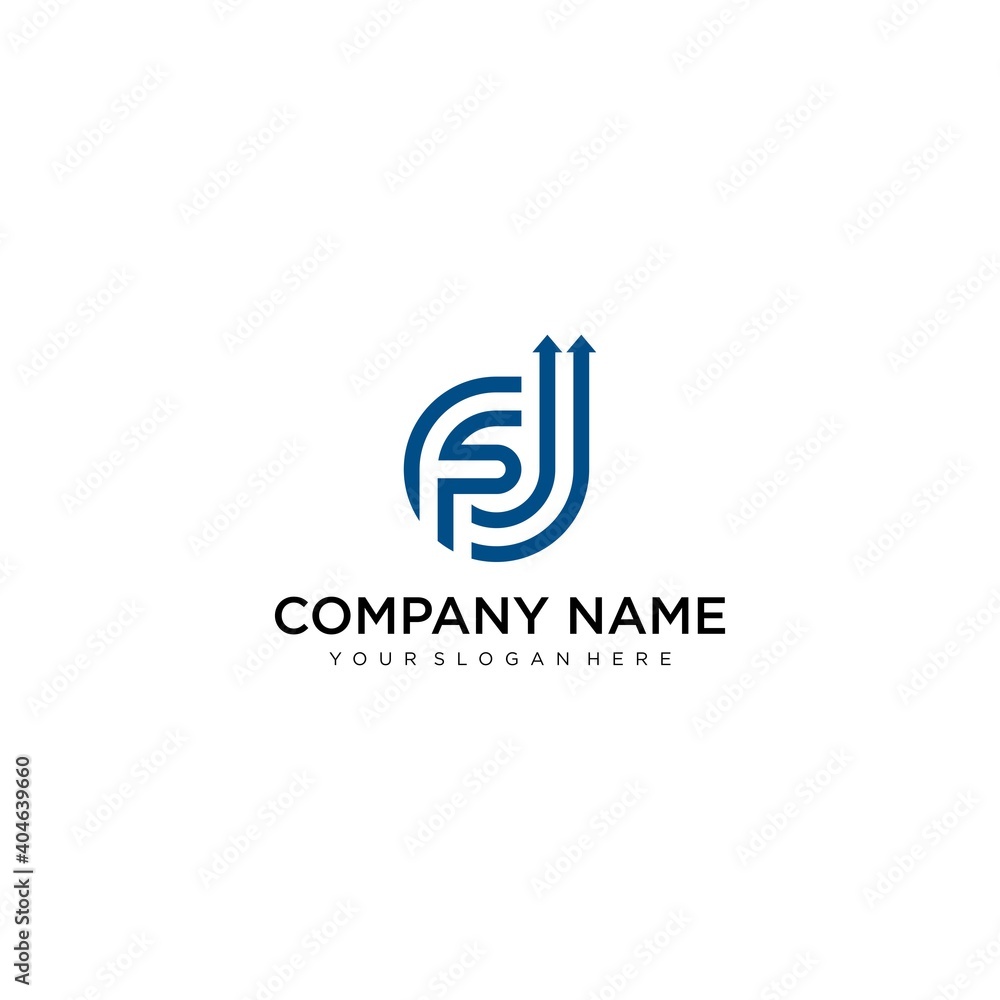 DF initial letter logo design template vector