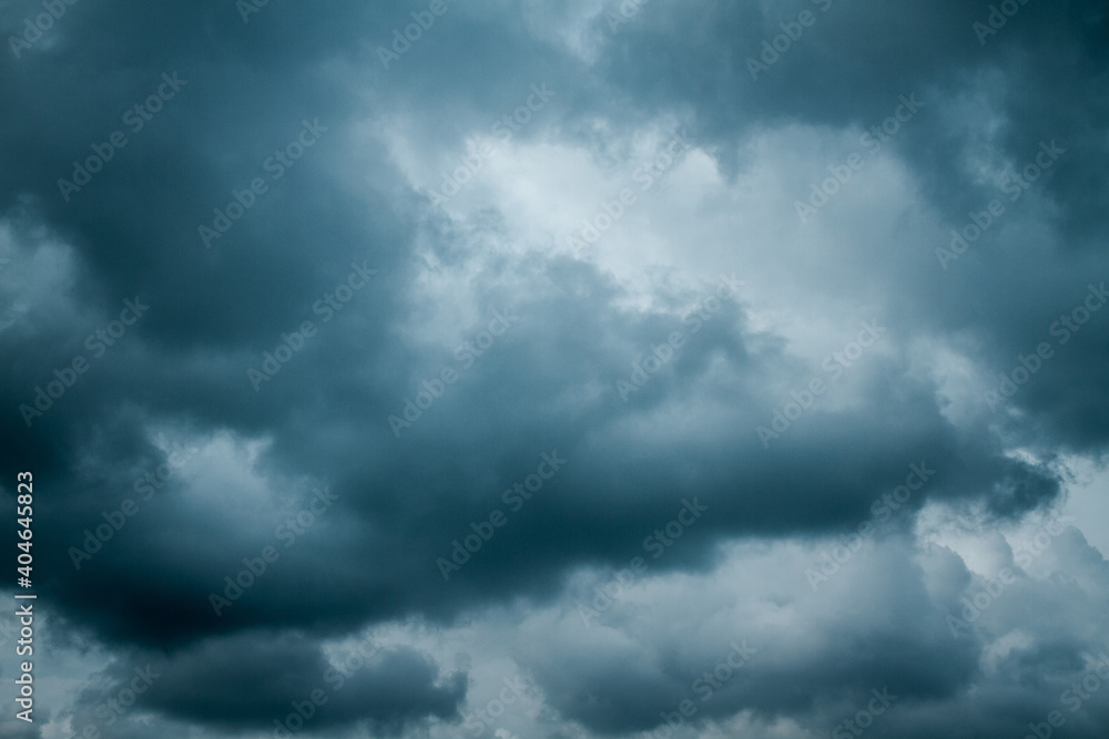 Heavy dark clouds before the storm. Heavy dark clouds before the storm.