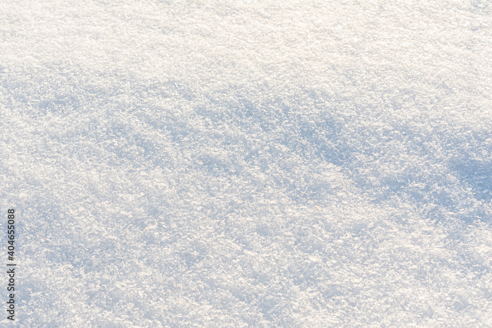 White blue snow texture. Snowy abstraction background