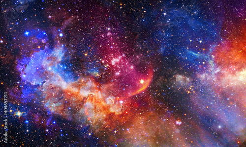 Fototapeta Naklejka Na Ścianę i Meble -  Speckled Nebula - Elements of this Image Furnished by NASA