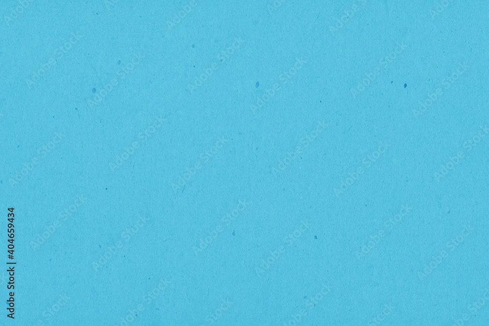 Obraz premium Clean blue retro paper background. Vintage cardboard texture. Grunge paper for drawing. Simple blank fabric pattern.