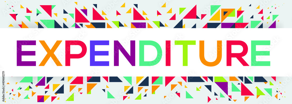 creative colorful (expenditure) text design, written in English language, vector illustration.
creative colorful (expenditure) text design, written in English language, vector illustration.